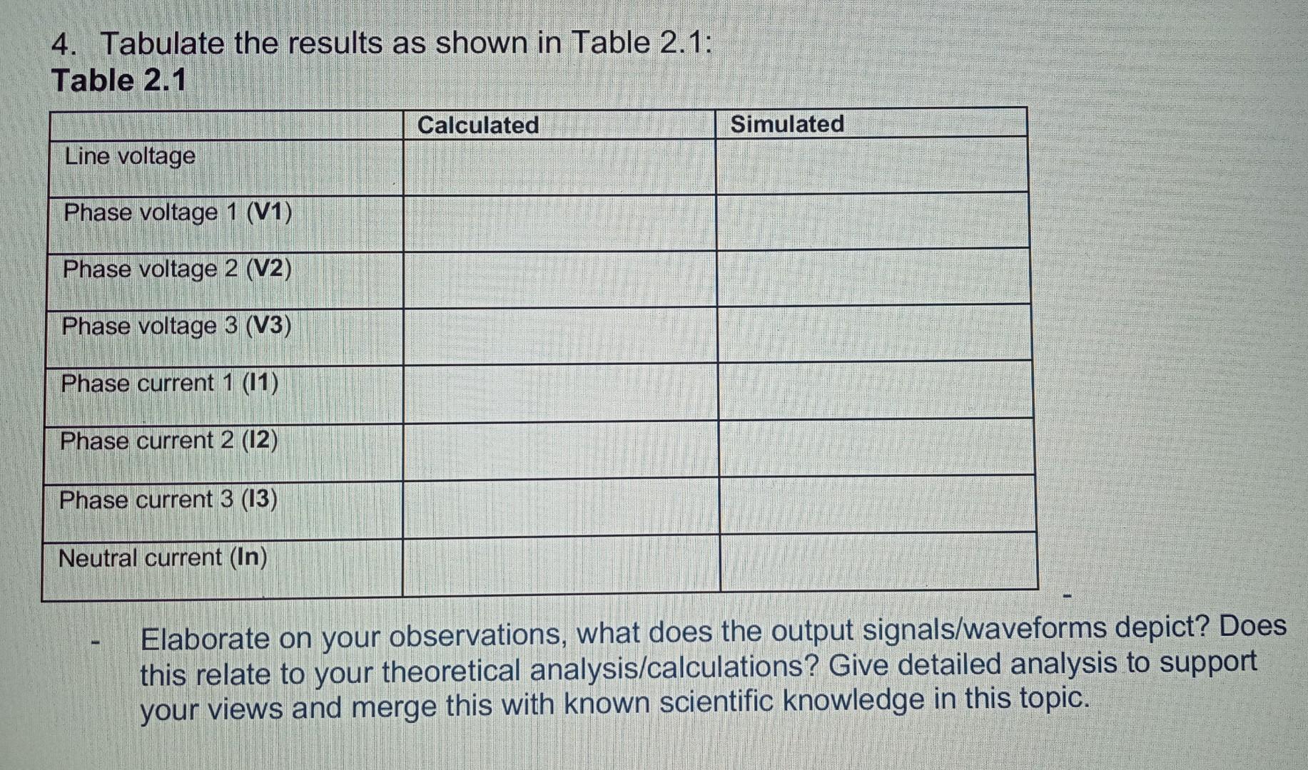 Solved Please Draw A Star Connected Three Phase Supply To Chegg Com