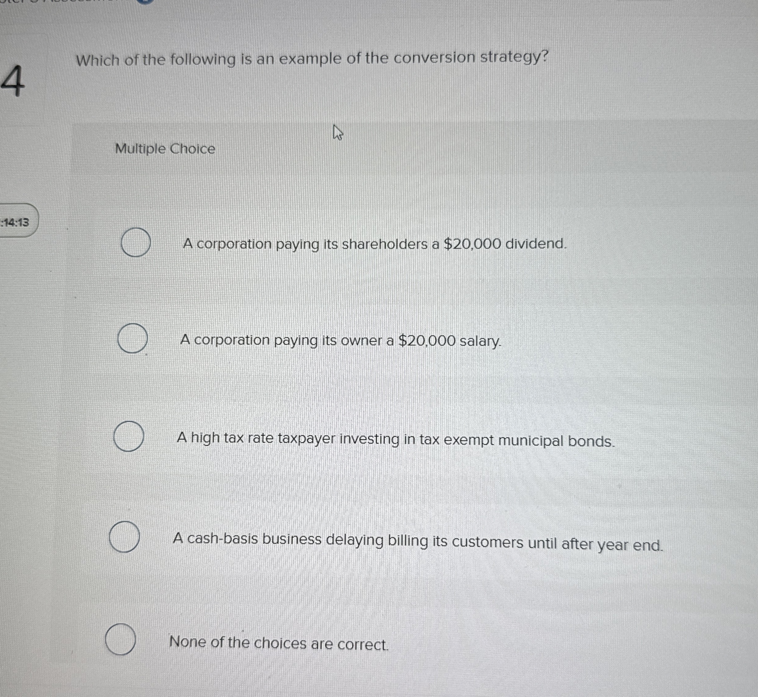 Solved Which of the following is an example of the