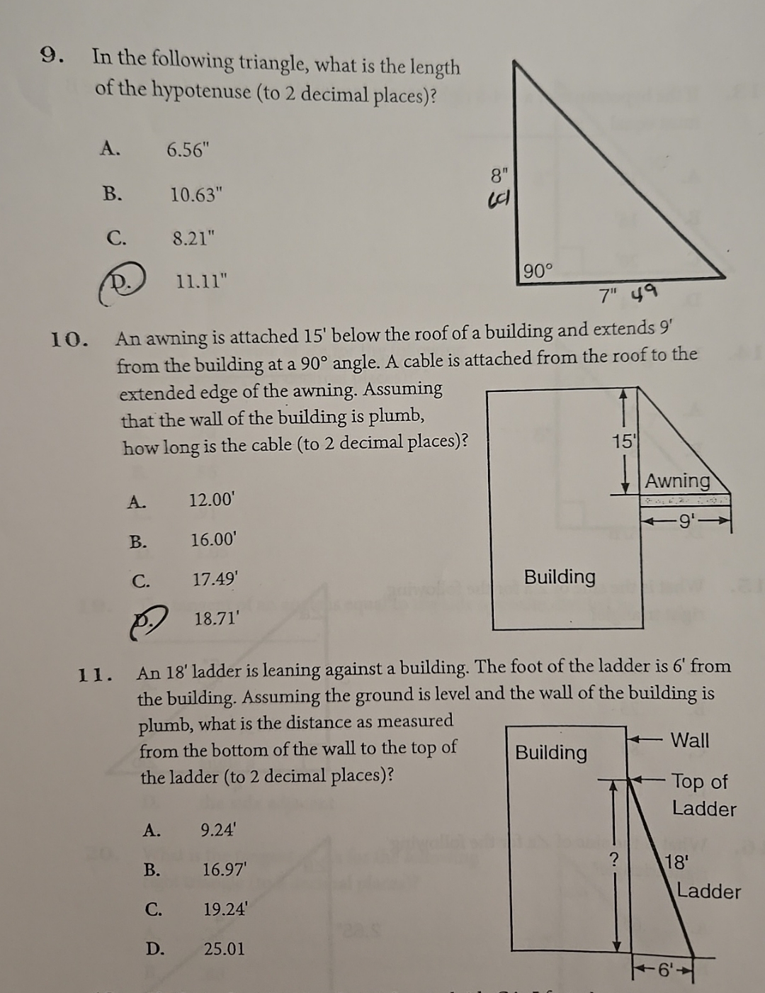 Solved In the following triangle, what is the length of the | Chegg.com