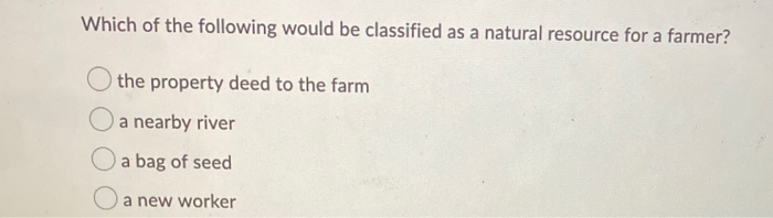 solved-which-of-the-following-would-be-classified-as-a-chegg