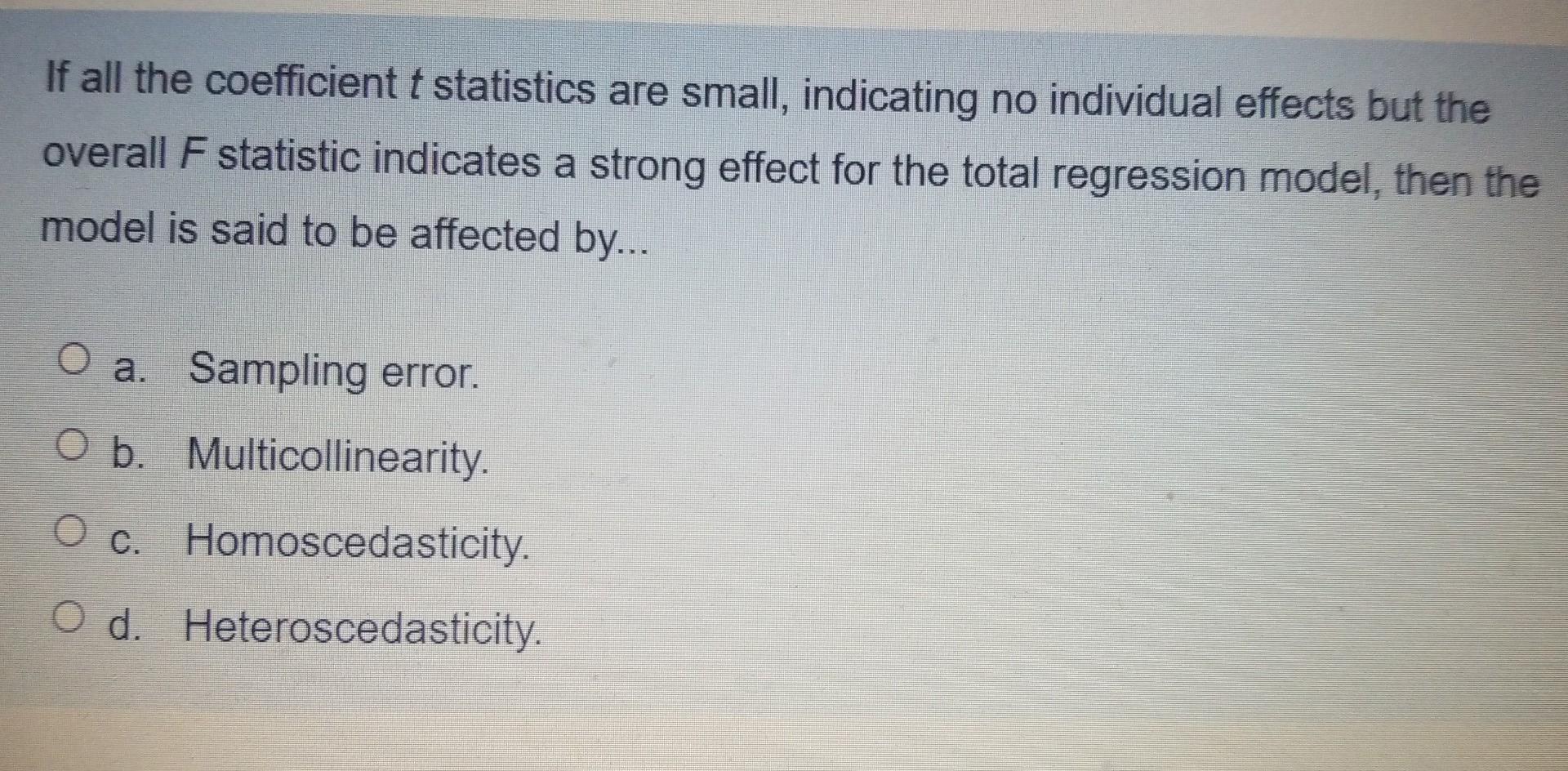 Solved Which of the following is a good example of the | Chegg.com