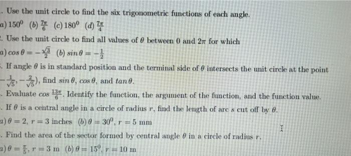 solved-use-the-unit-circle-to-find-the-six-trigonometric-chegg