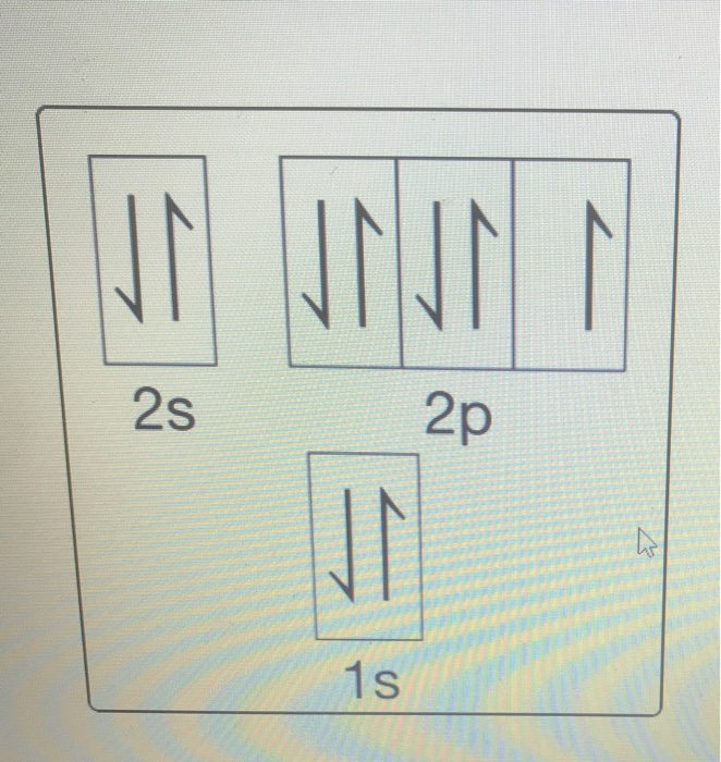 Solved 누 2s 2p G 스 1s | Chegg.com