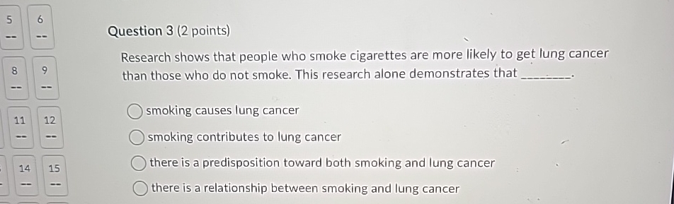 Solved 56Question 3 (2 ﻿points)Research shows that people