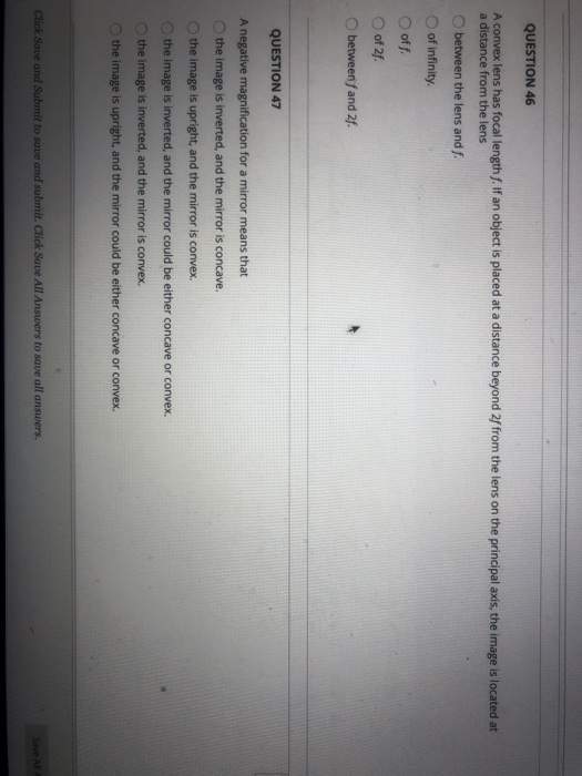 Solved QUESTION 36 A camera lens has a focal length of 50.0 | Chegg.com