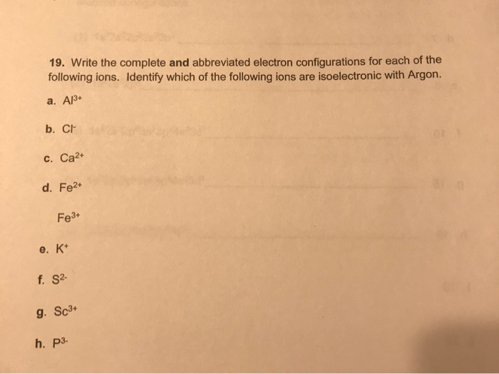 Solved notation Noble box gas notation 20. Construct orbital