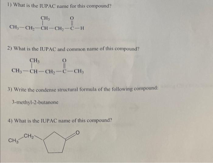 write the structure of the compound whose iupac name is 2-methylbutane-2-ol