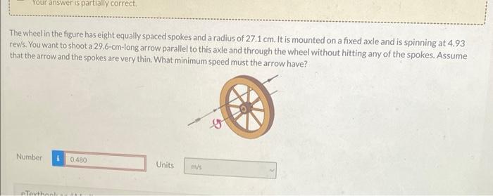 Solved The wheel in the figure has eight equally spaced | Chegg.com