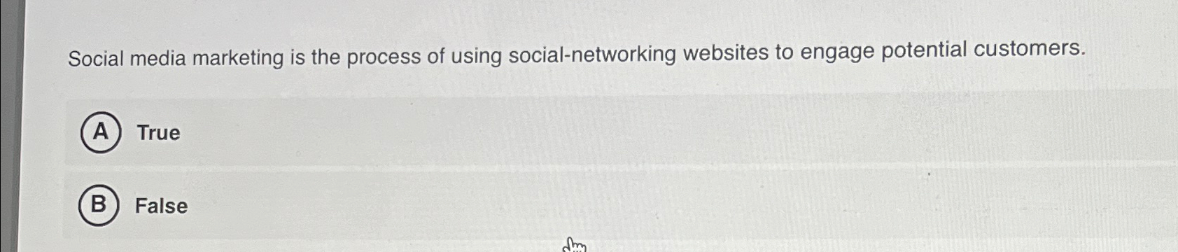 Solved Social media marketing is the process of using | Chegg.com