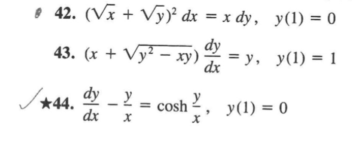 Solved 31. xyzdy In Problems 31-44 solve the given | Chegg.com