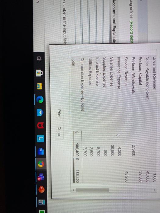 Solved X Data Table te Appraisal ance.) Erickson Real