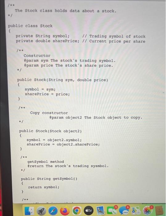 Solved Jse StockTrader.java, StockPurchase.java, and | Chegg.com