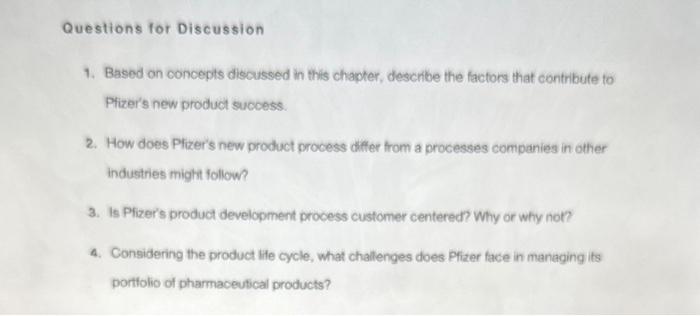 Solved Questions for Discussion 1. Based on concepts | Chegg.com