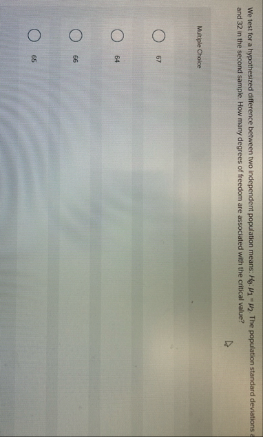Solved We test for a hypothesized difference between two | Chegg.com