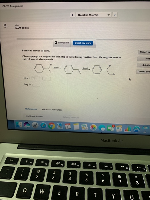 Solved CHEMISTRY Ch 12 Assignment Question 7 (of 13) 7. | Chegg.com