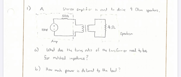 amp to speaker ratio