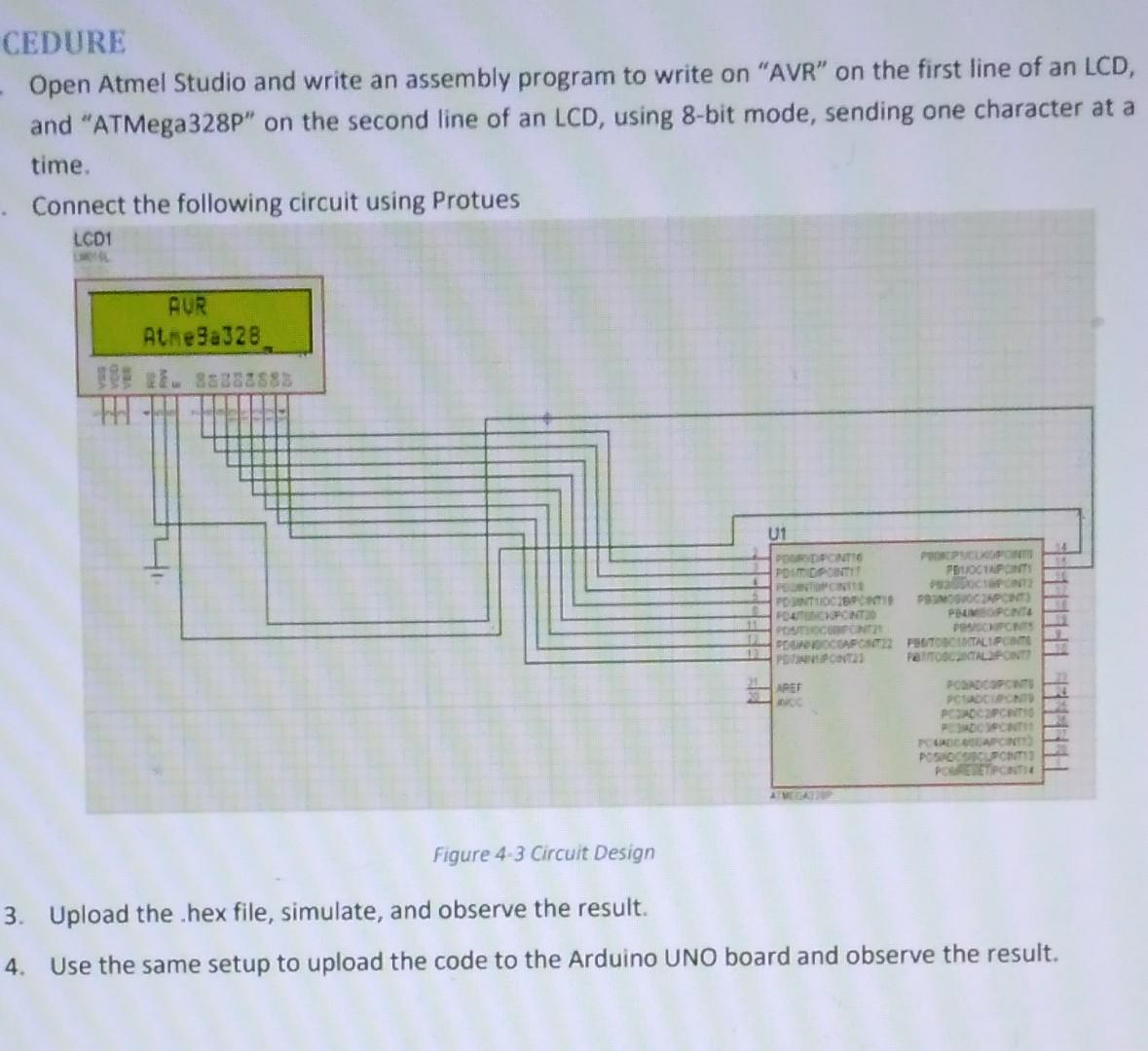 Solved please whrite AVR simulation in atmega328p by 