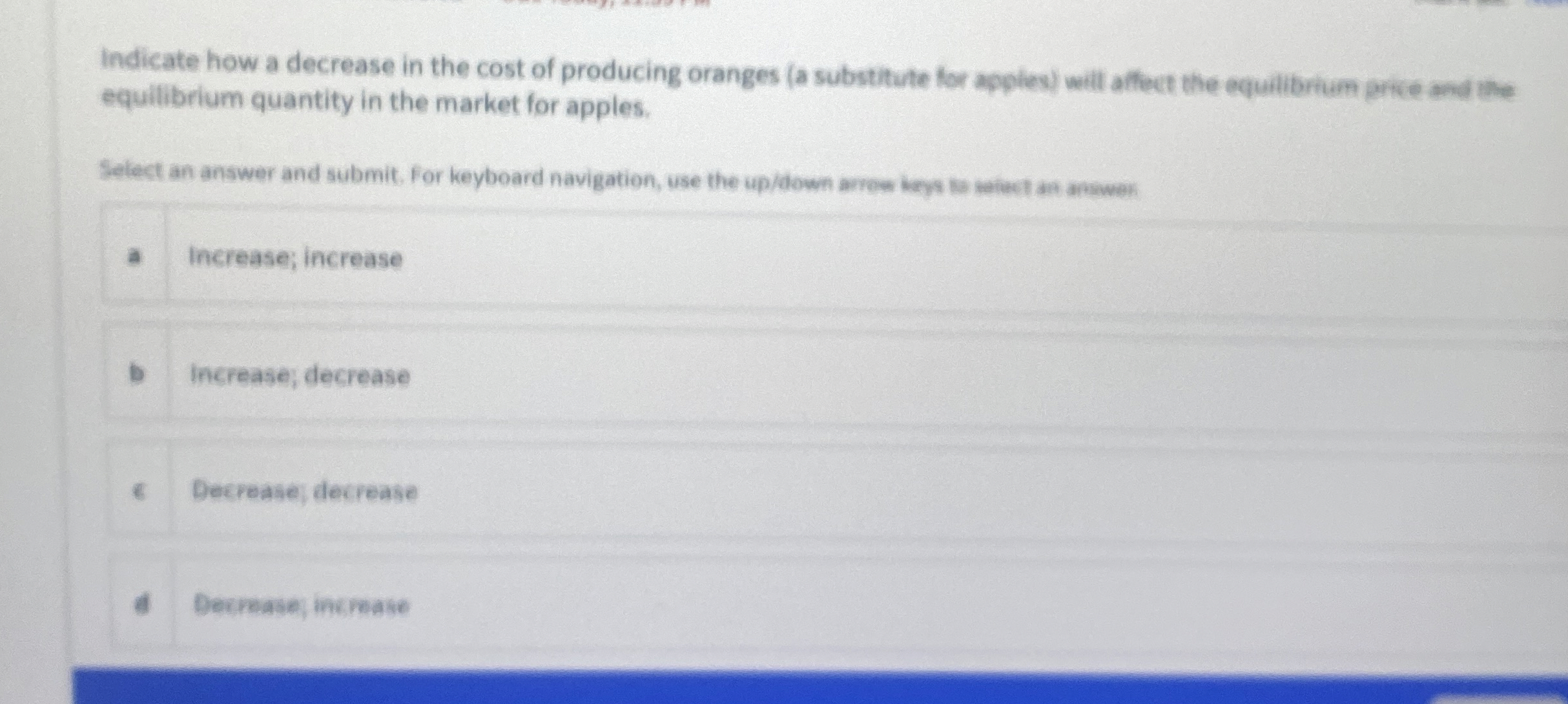 Solved Indicate how a decrease in the cost of producing | Chegg.com