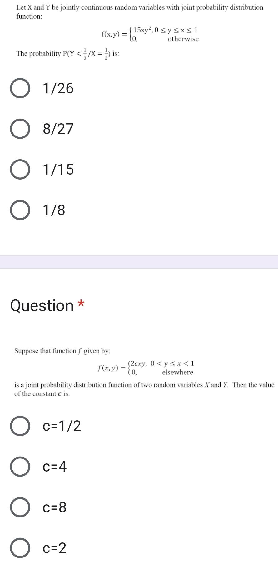 Solved Let X And Y Be Jointly Continuous Random Variables 4704