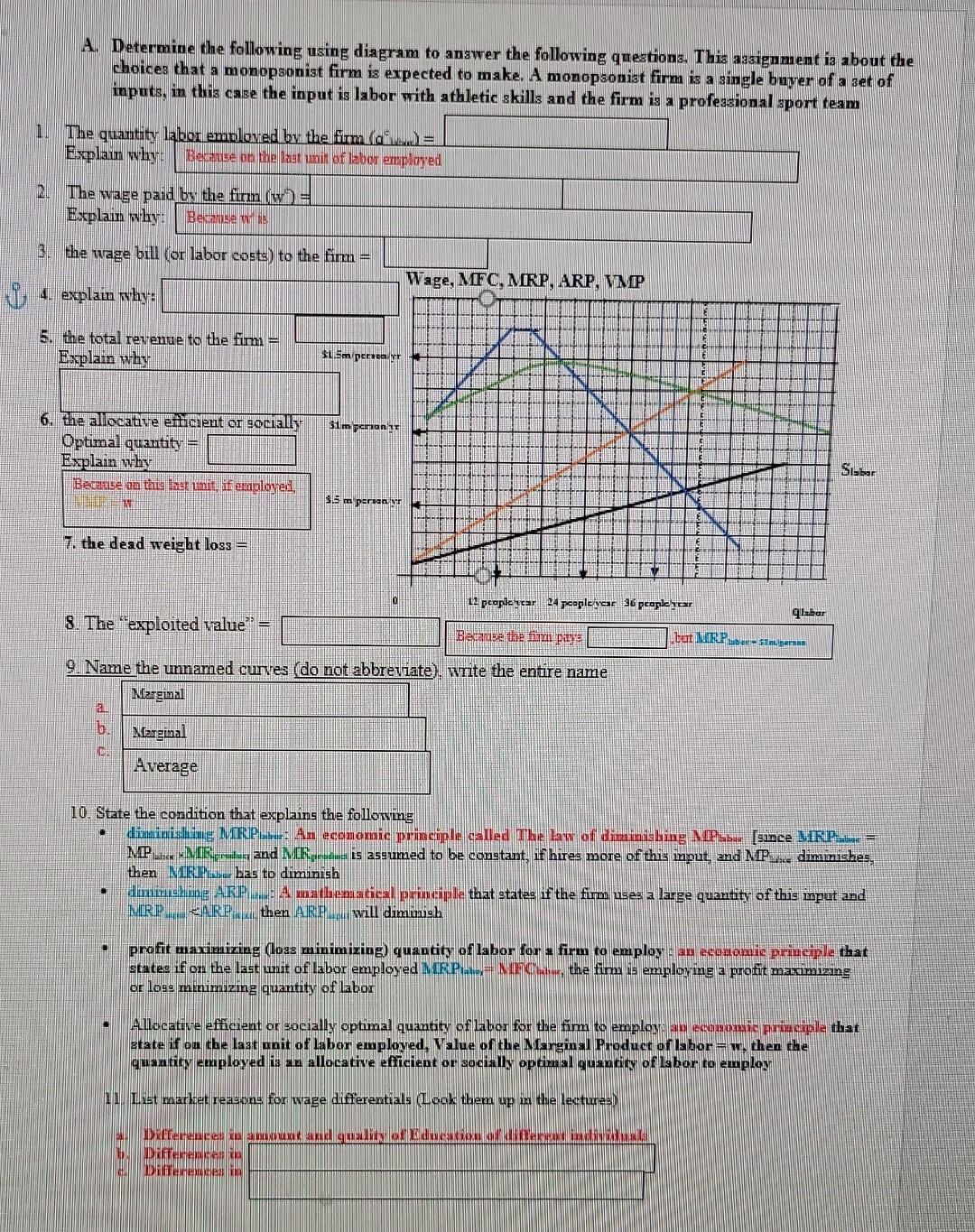 Solved A. Determine The Following Using Diagram To Answer | Chegg.com