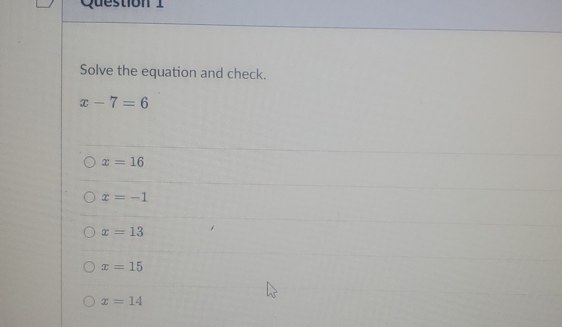 Solved Solve the equation and | Chegg.com
