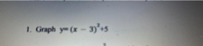 y =- dfrac 1 3 x 5 graph