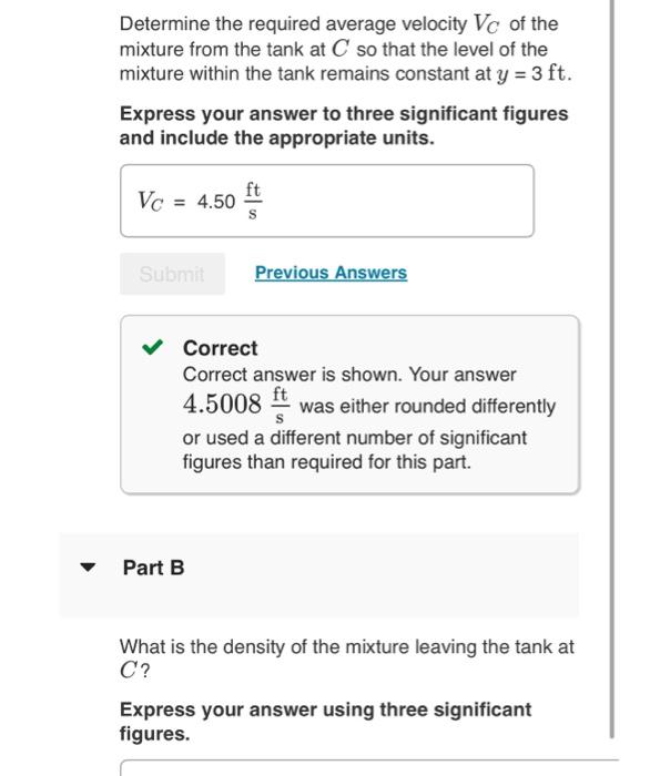 Solved Benzene flows through the pipe at A with an average | Chegg.com