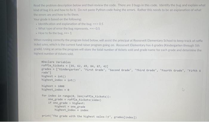 Read the problem description below and then review | Chegg.com