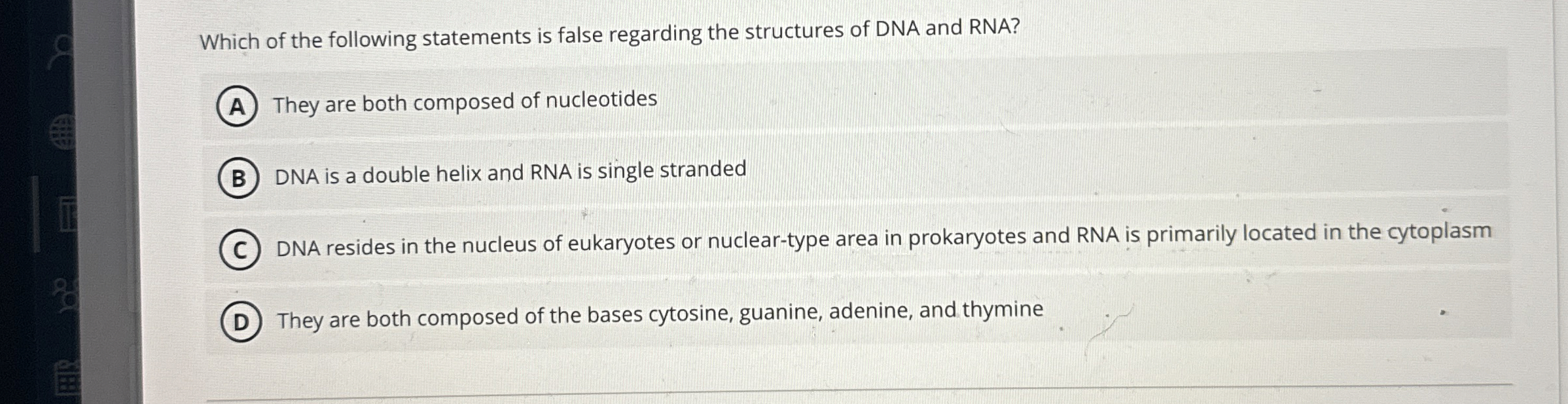 Solved Which of the following statements is false regarding