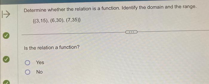 Solved Determine whether the relation is a function. | Chegg.com
