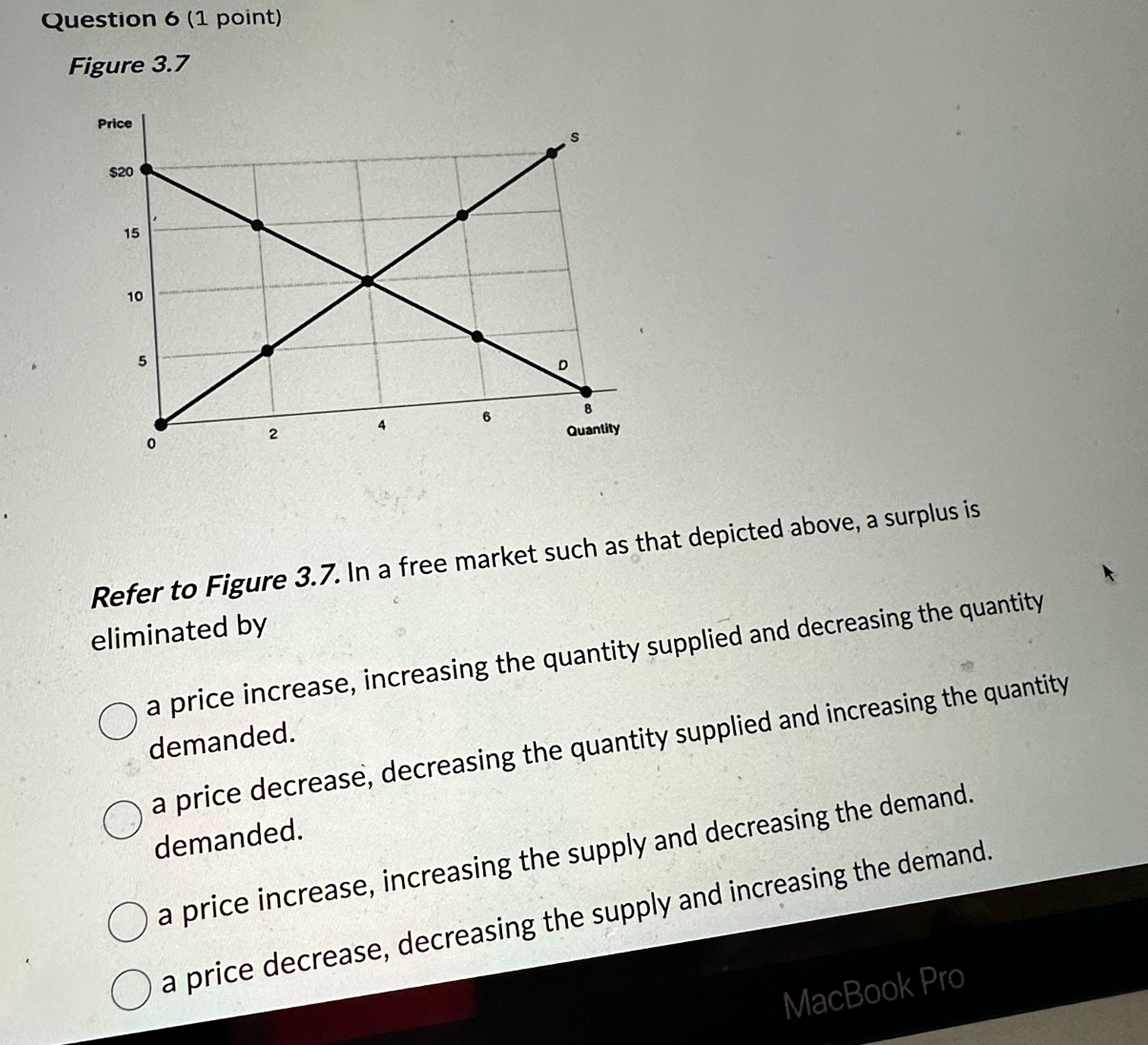 Solved Question 6 (1 ﻿point)Figure 3.7Refer to Figure 3.7. | Chegg.com