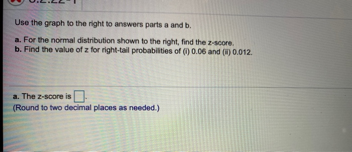 Solved Use the graph to the right to answers parts a and b. | Chegg.com
