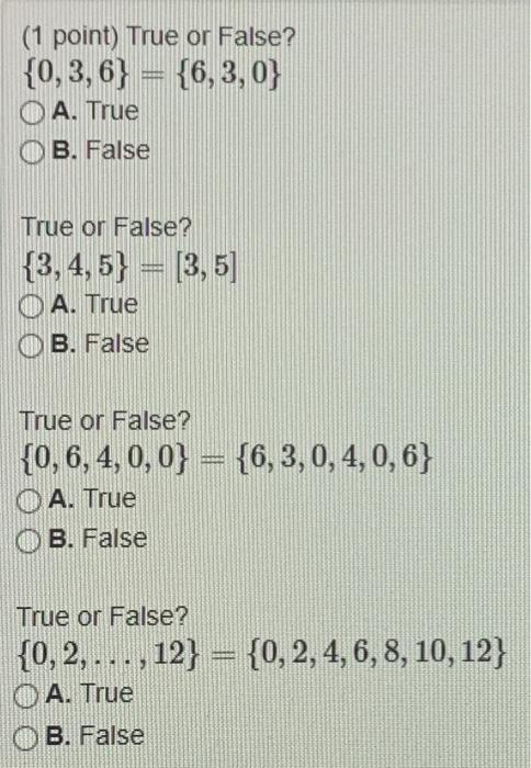 3 4 6 8 true or false