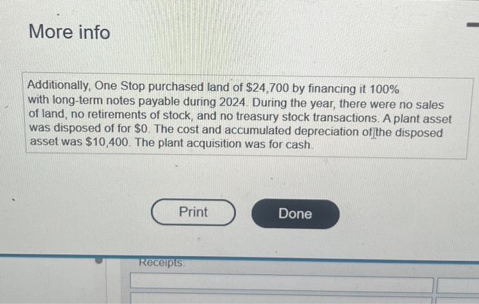 Solved The 2024 Income Statement And Comparative Balance Chegg Com   Image