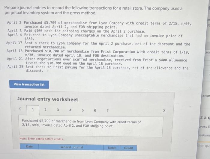 Solved Prepare Journal Entries To Record The Following 5894