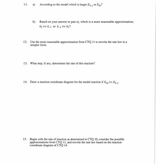 Solved Model 3: A ⇌ B.b) Based On Your Answer To Part A), | Chegg.com