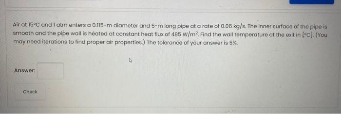 Solved TABLE A.4 Thermophysical Properties of Gases at | Chegg.com