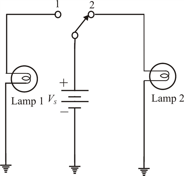 Solved: With the switch in either position, redraw the circuit ...