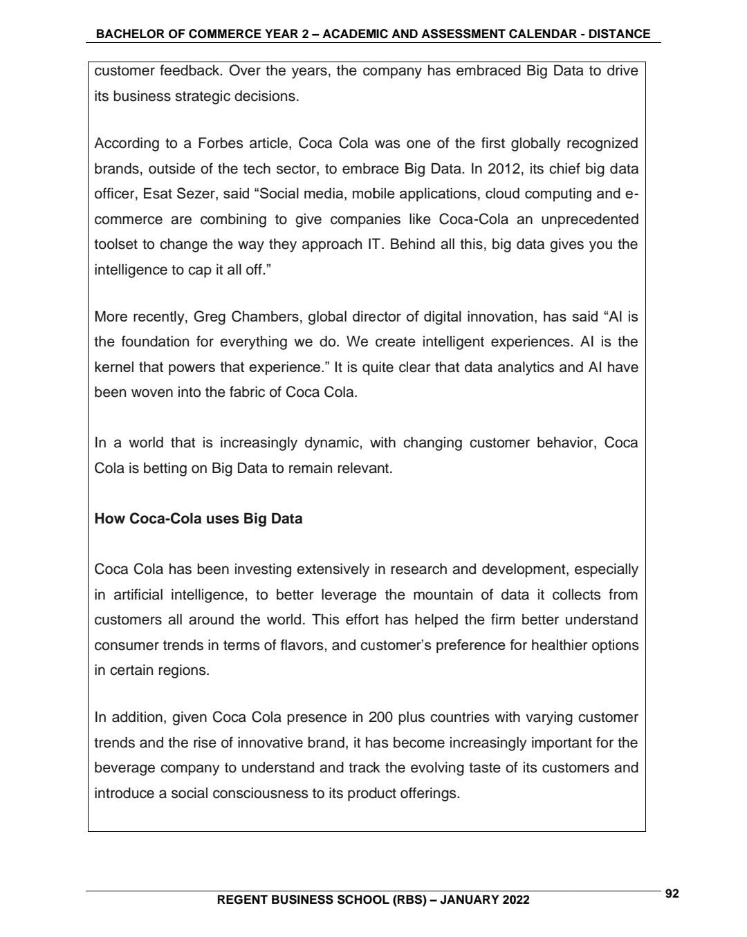 Solved 10.2.12 BUSINESS INTELLIGENCE 2: ASSIGNMENT 2 [100 | Chegg.com