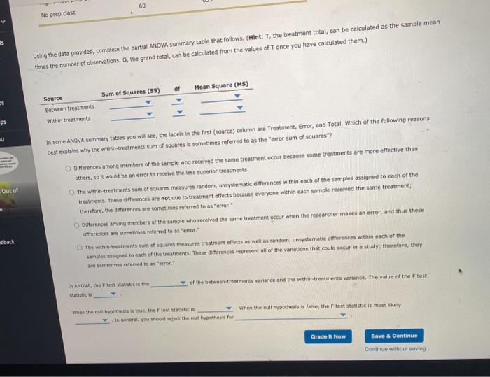 Solved k to Assignment Do No Harm / 4 Attempts 5. ANOVA | Chegg.com