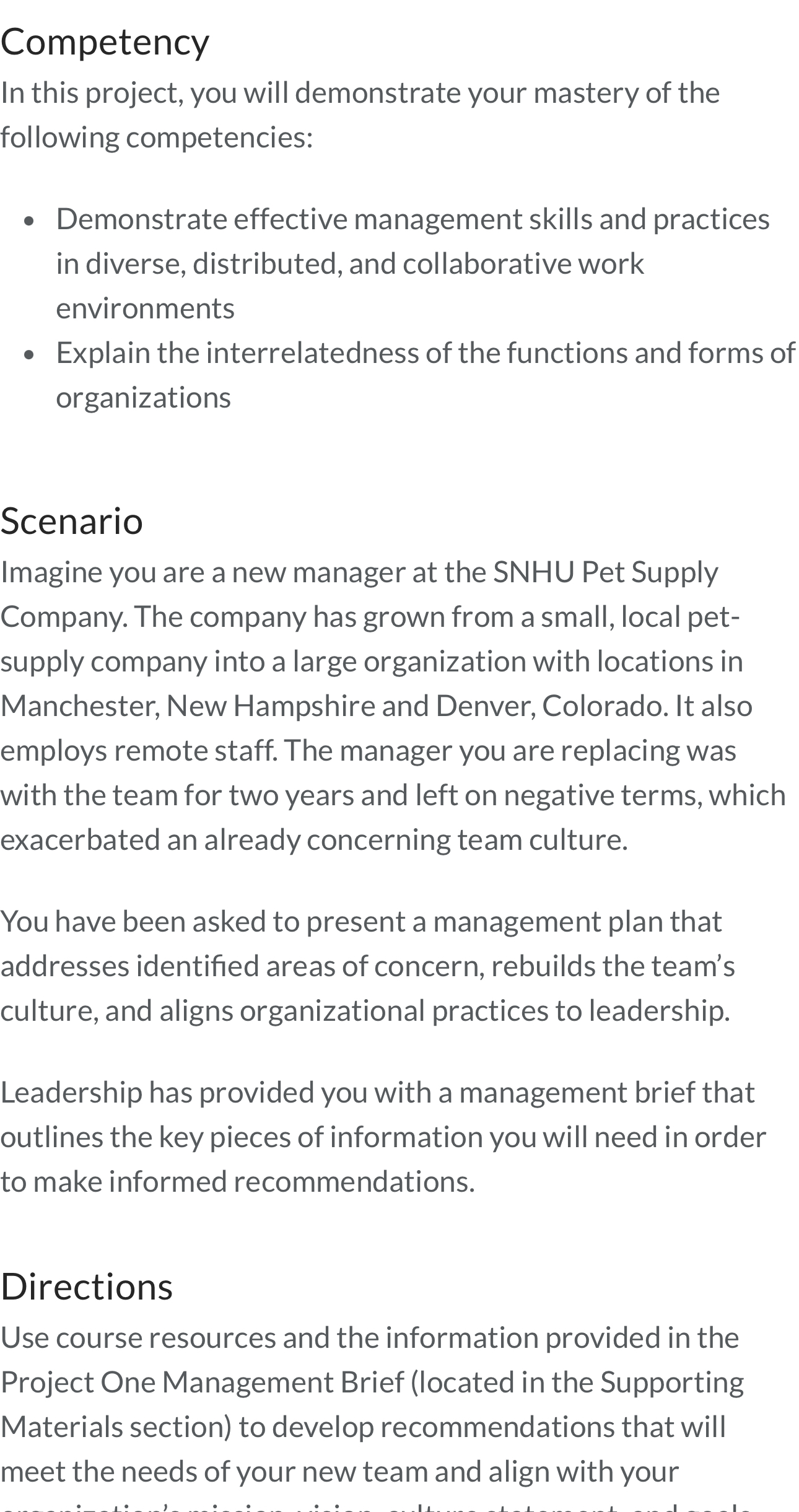 Solved Competencyin This Project You Will Demonstrate Your Chegg