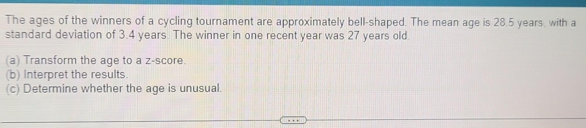 masters cycling age groups