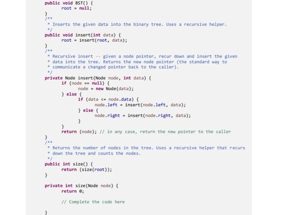 Solved Examples 1. The following program shows how a binary | Chegg.com