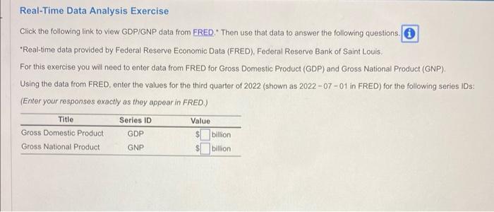 Real-Time Data Analysis Exercise Click the following | Chegg.com
