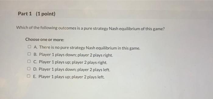 Solved Player 1 and player 2 are playing a simultaneous-move | Chegg.com
