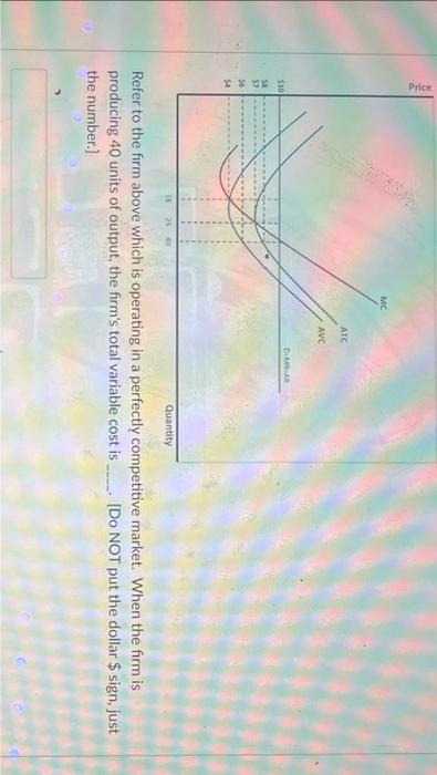 Solved Refer to the firm above which is operating in a | Chegg.com