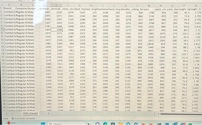 Solved B-1. /2 Marks]: Given Data HW3 DataB1. Read The Data | Chegg.com ...