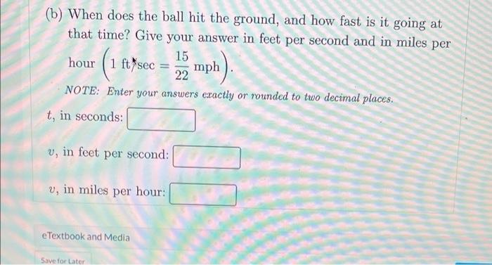 Solved A Ball Is Dropped From The Top Of A Building. The | Chegg.com