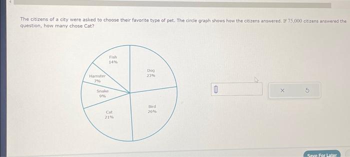 Solved The citizens of a city were asked to choose their | Chegg.com