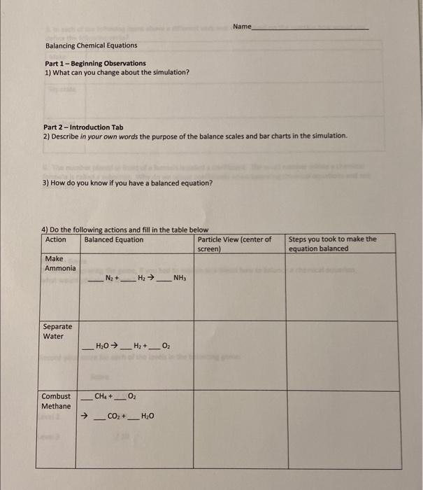 Solved Part 1 Beginning Observations 1) What can you
